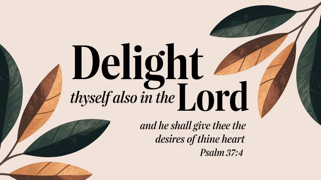 Delight in the Lord