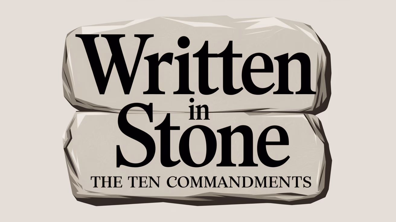 Written in Stone: The Ten Commandments