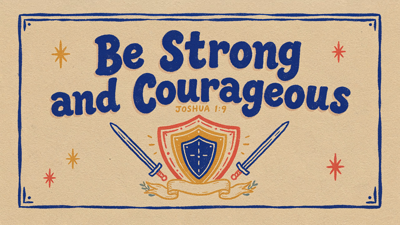 Be Strong and Courageous