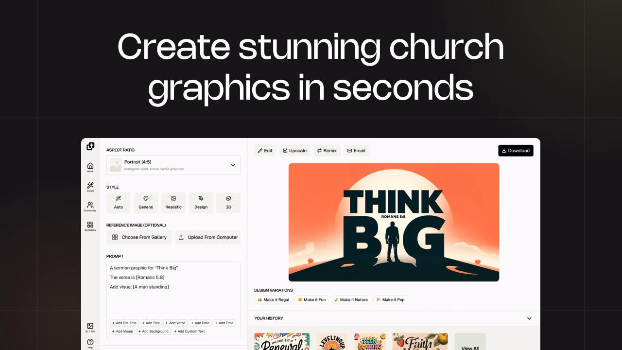 Intro to Church Canvas - The First AI Design Tool for Churches