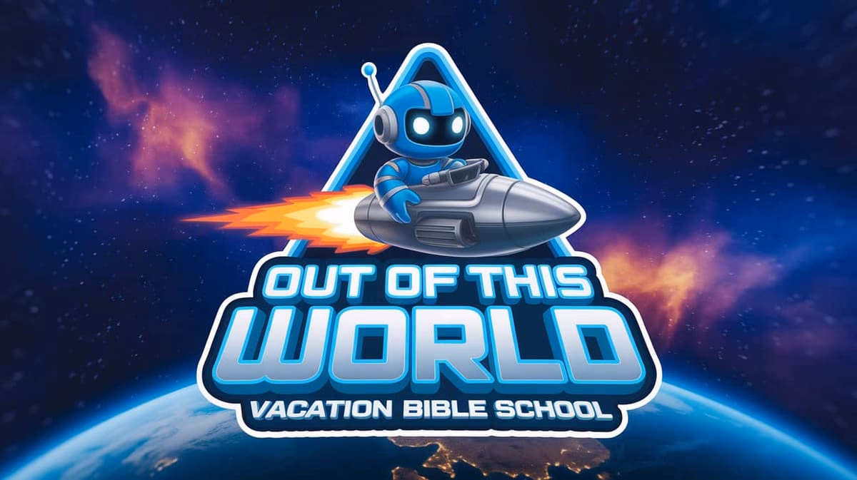 Time Travel Vacation Bible School 2024 graphic
