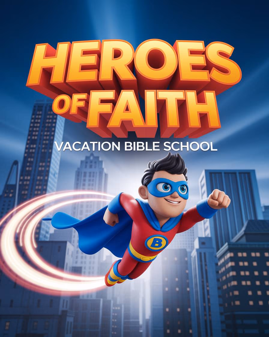 Building for Jesus block-style Vacation Bible School graphic