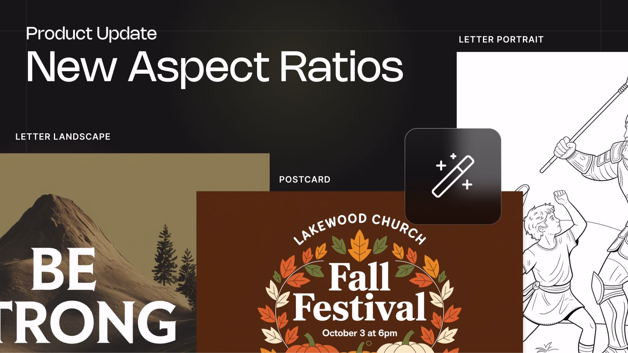New Feature: New Aspect Ratios Just Dropped