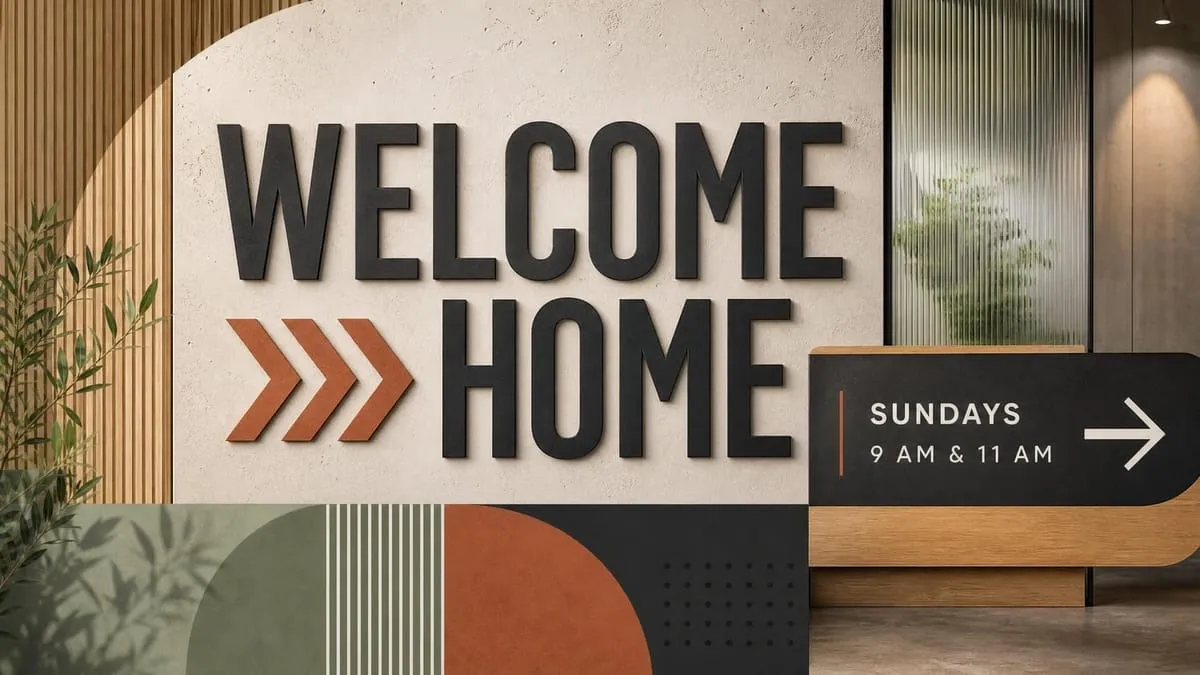 Church Signage style examples