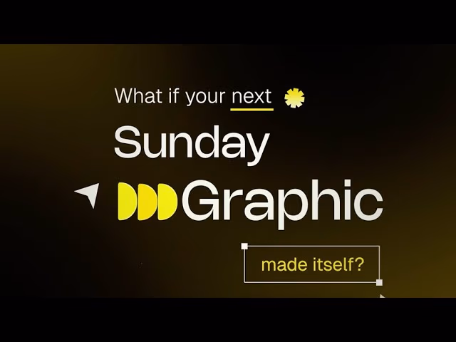 What if Your Next Sunday Graphic Made Itself?