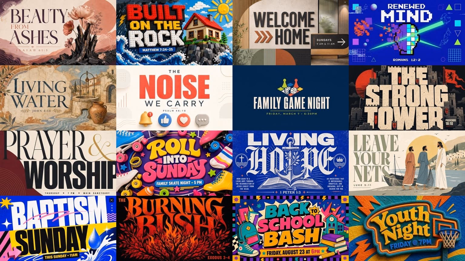 16 more styles