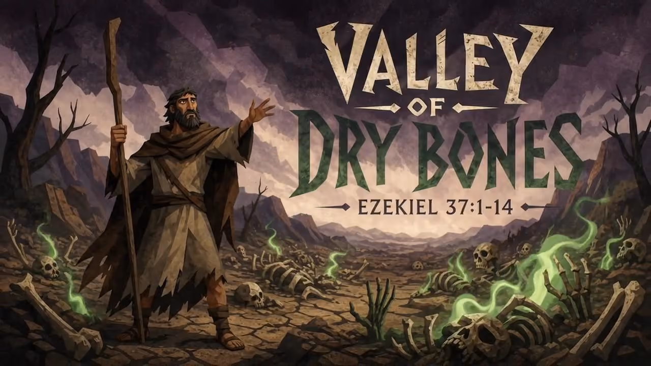 Valley of Dry Bones, an animated sermon graphic from Video Studio