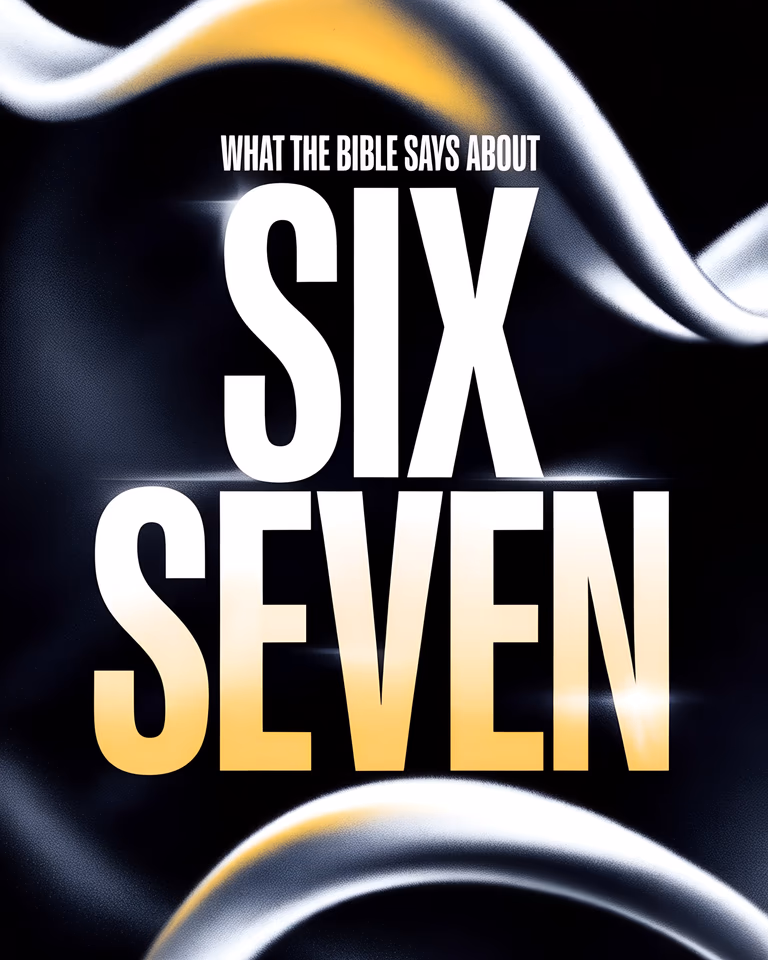 Bible teaching graphic about "67"